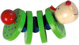 HABA 1068 - Juguete de agarre Flapsi, juguete feliz para bebés y niños pequeños, de madera a partir de 6 meses, juguete de motricidad con sonido de sonajero Baby Toys Naty Shop