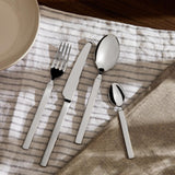 Alessi 4180S24 Juego de Cubiertos Secos 24 Piezas Acero Inoxidable Cocina Naty Shop