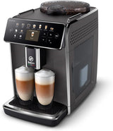 Saeco GranAroma Cafetera espresso automática - 14 especialidades de café, pantalla a color intuitiva, 4 perfiles de usuario, molinillo de cerámica, 1500 W (SM6580/10)