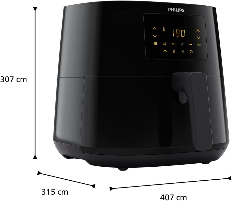 Philips 3000Er Airfryer XL - Tecnología Rapid Air, freír con hasta un 90% menos de grasa, capacidad 1,2 kg, 6,2 litros, pantalla táctil Electrodomésticos Naty Shop