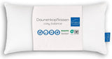 LINEA by Böhmerwald - Cosy - Almohada Balance de alta calidad, 40X80, 70% plumas clase 1, 30% plumón nuevo, apta para alergias, lavable hasta 60°C, fabricada en Alemania Naty Shop almohadas estándar Título predeterminado