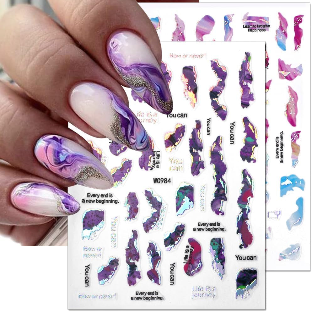 6 colores pegatinas de uñas de mármol bronceador pegatinas autoadhesivas plateadas pegatinas de uñas de mármol flor pegatinas de uñas de mármol 3D accesorios de diseño pegatinas de arte de uñas juego de pegatinas de uñas lámina de uñas