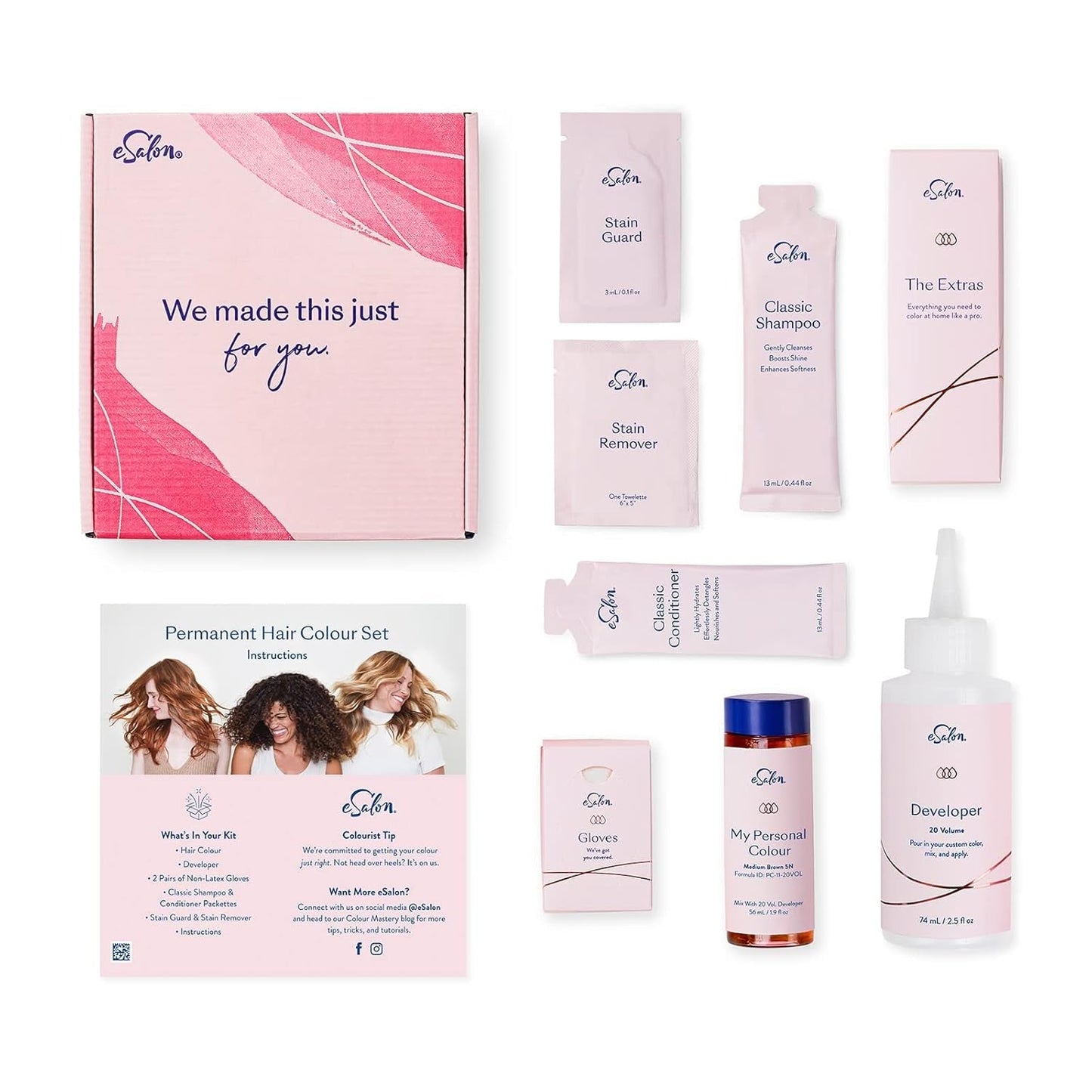 Set de Tinte Capilar Permanente Cobertura 100% de Canas Coloración Casera Tintes Capilares 0% Amoniaco Tintes Capilares Multidimensionales Tintes Capilares Profesionales Naty Shop Tinte Capilar