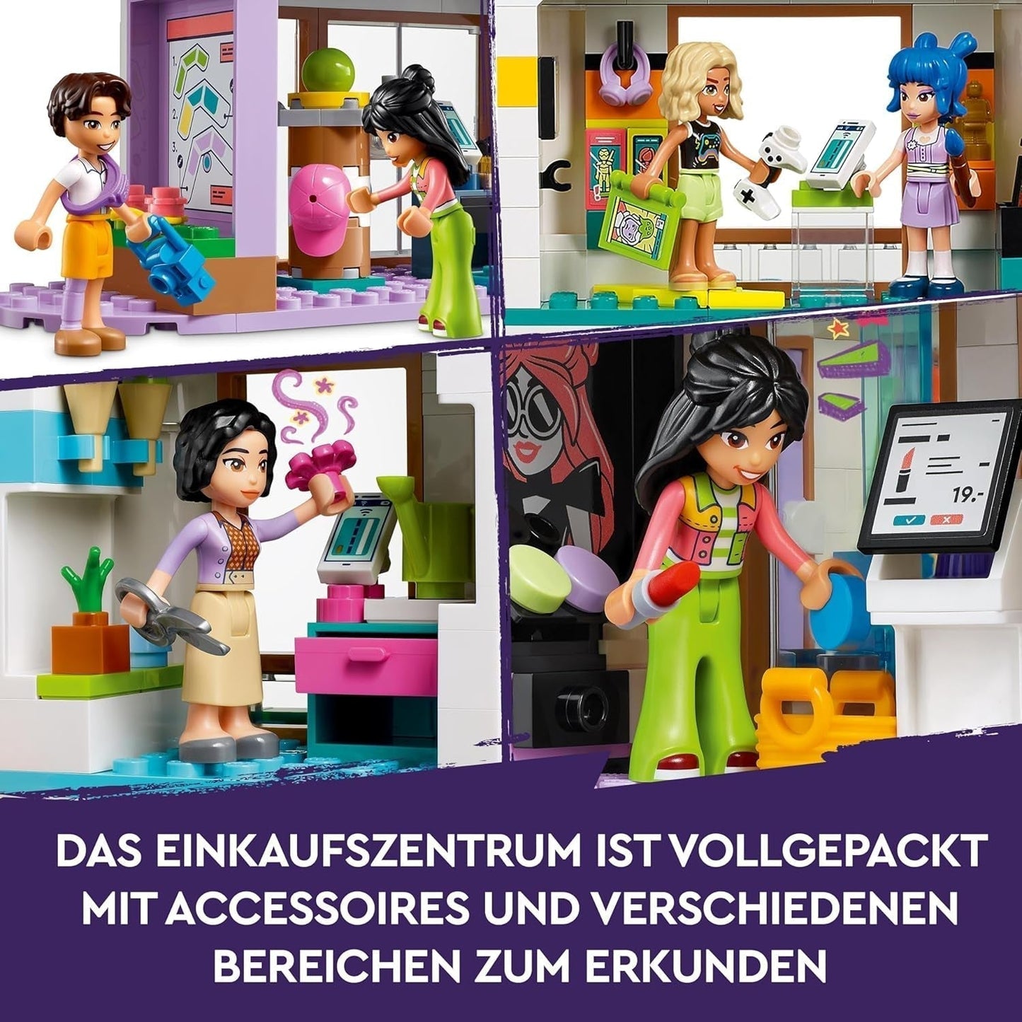 LEGO Store Friends Heartlake City Casa de muñecas de juguete para niñas y niños Juego de figuras que promueve el desarrollo socioemocional Regalo para niños de 8 años 42604 Juegos de construcción Besuche den LEGO-Store