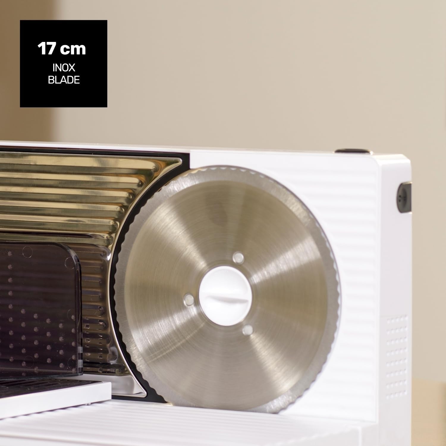 Cutmaster Compact, rebanadora, acero inoxidable, 100 W Trituradoras y Rebanadoras Naty Shop