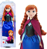 Mattel Muñeca Princesas Disney Anna, Muñeca La Reina De Hielo, Pelo Peinado, Móvil, En Traje De Viaje, Gorro Desmontable, Regalos Disney, Juguete 3 Años, HLW49 Muñecas Naty Shop Gorro