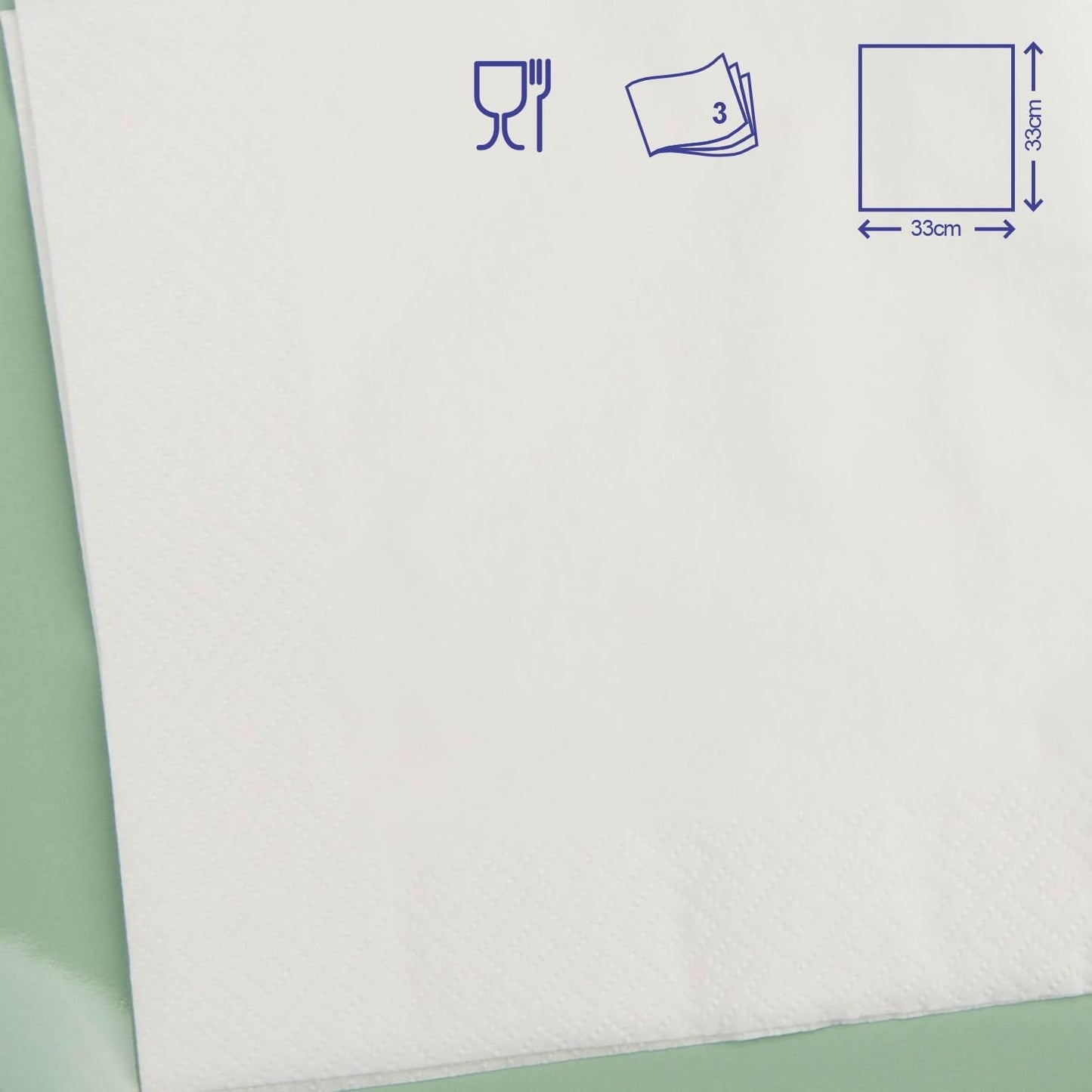 Servilletas de papel Renova, Table Art, 50 servilletas premium, 3 capas