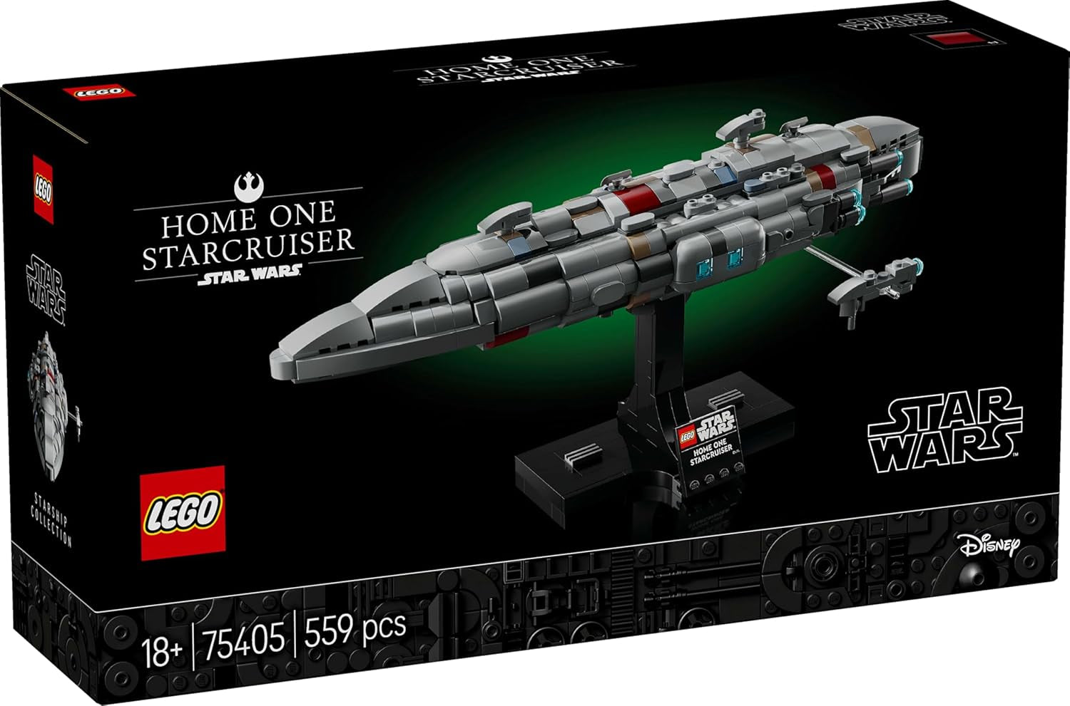 LEGO Star Wars 75405 Home One Starcruiser de Return of the Jedi - Modelo de nave estelar - Set de fantasía y colección para construir y exhibir - Regalo para fanáticos adultos y adolescentes Juegos de construcción Besuche den LEGO-Store