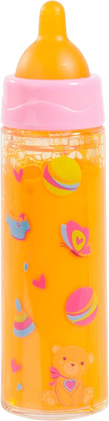 Bayer Design 79201AE Botella mágica, botella de leche, botella para beber, accesorio para muñecas, blanco y naranja