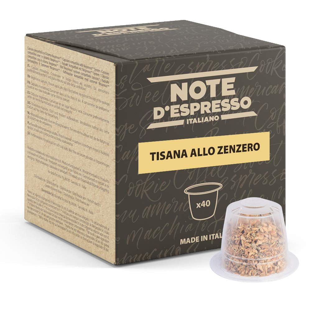 - Jengibre - Kapselmaschinen - exclusivamente compatible con NESPRESSO - 40 cápsulas