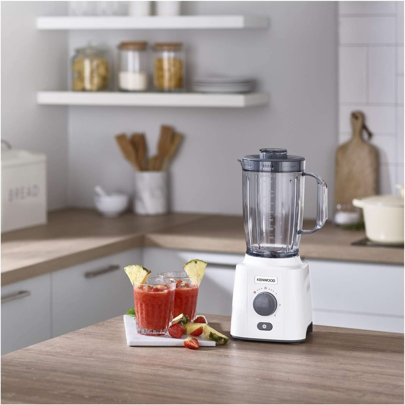 Kenwood BLP41.C0WH Batidora, Kunststoff, Grau, Weiß Cocina Naty Shop