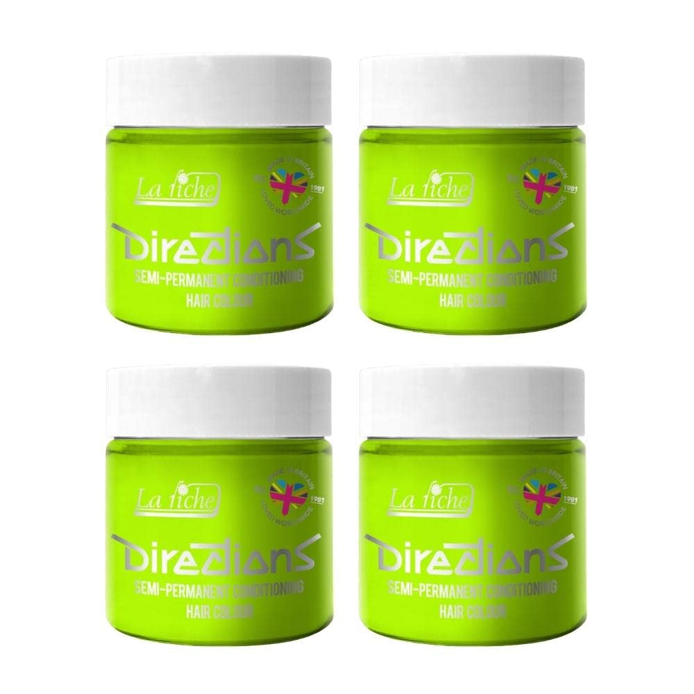 Modo de empleo coloración semipermanente 100 ml caja 4 pack (Pillarbox Red) Tinte para el cabello Naty Shop Bright Green 100 Ml (pack de 4)