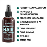 MOÉRIE Ultimate Mineral Hair Growth Spray para cabello más largo, más grueso y con más volumen - con biotina y cafeína - Productos para el cabello veganos, sin parabenos, todo tipo de cabello, revierte la caída del cabello - Suministro para 2 meses Cuidado del cabello Naty Shop