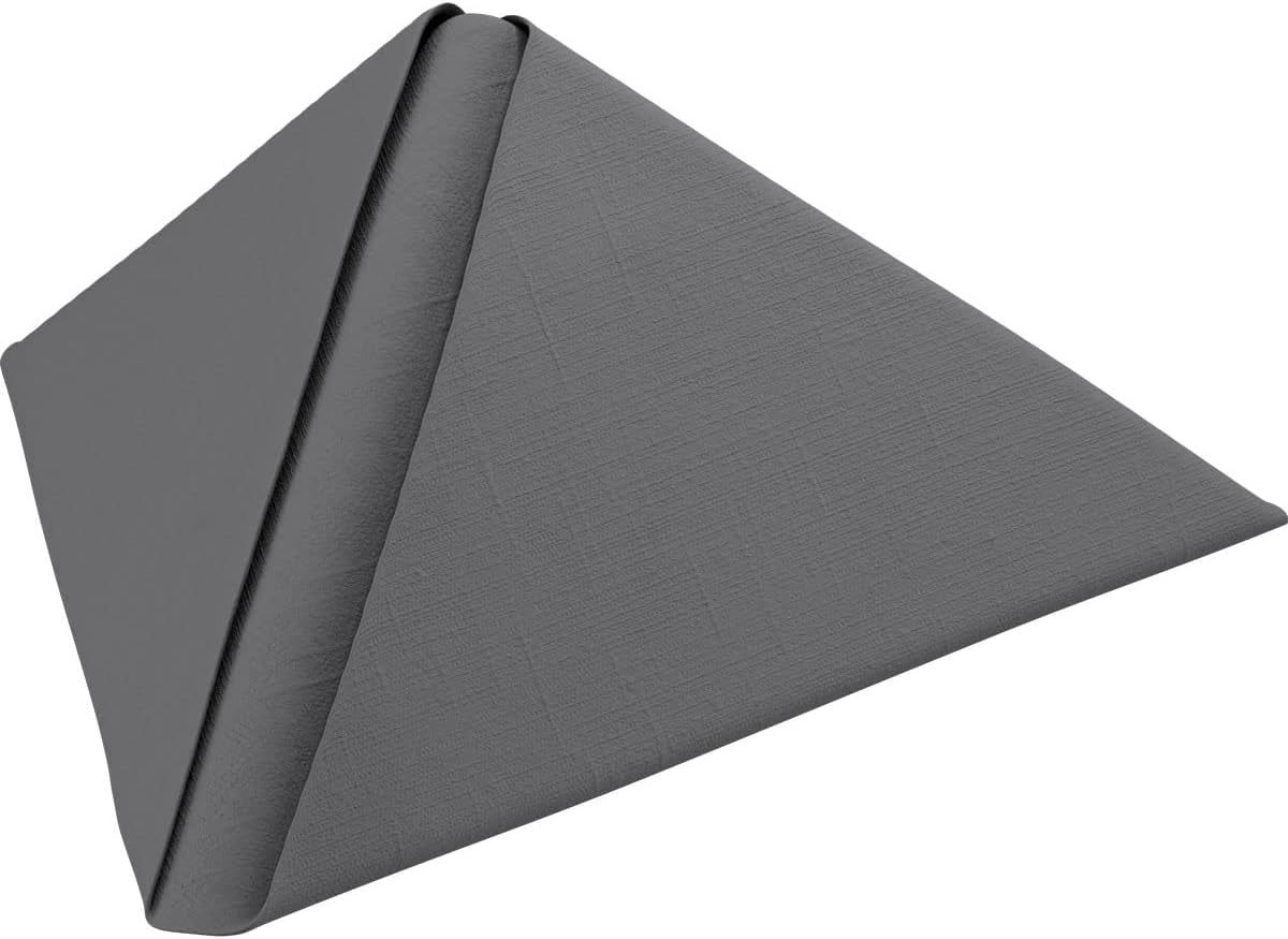 Servilletas Lisas Gris Granito 40 X 40 Cm 45 Piezas