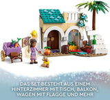 LEGO 43223 Disney Wish Asha en la ciudad de Rosas, Set de Película Wish con Mercado, Mini Muñeca Asha, Valentino como Cabra de Juguete y Figuras de Estrella, Regalo para Niños de 6 Años, Sets de Construcción para Niñas y Niños Besuche den LEGO-Store