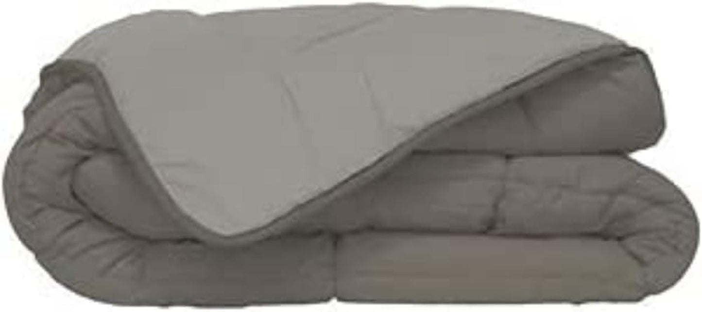 Couette CALGARY Chocolate/Corail 140 Edredones y edredones Naty Shop 260X240X1 cm
