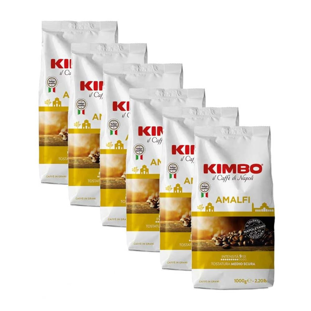 Café Amalfi en grano, 1 kg, 6 piezas