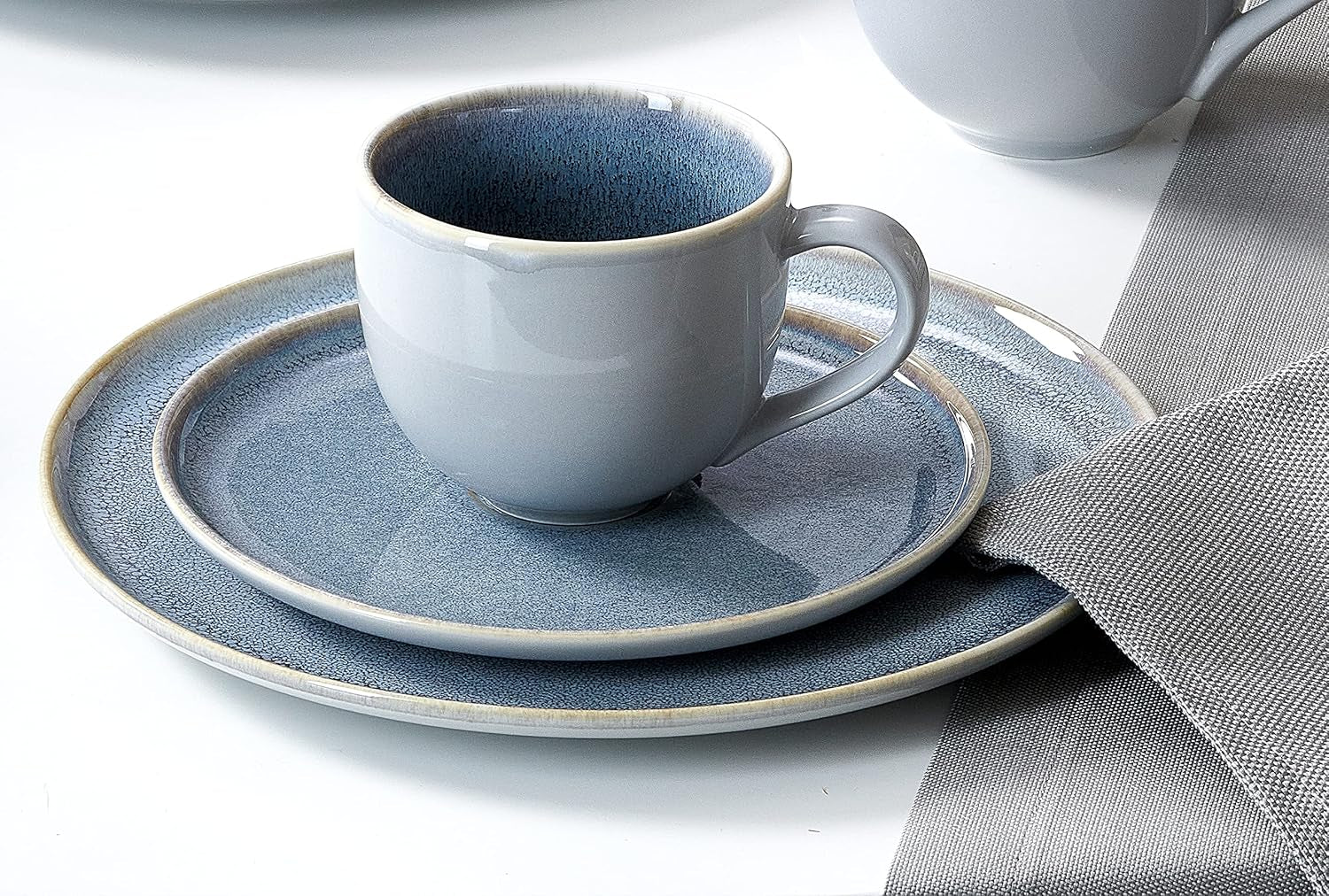 Ritzenhoff & Breker Skagen Stone servicio de café, 12 piezas, gris azulado
