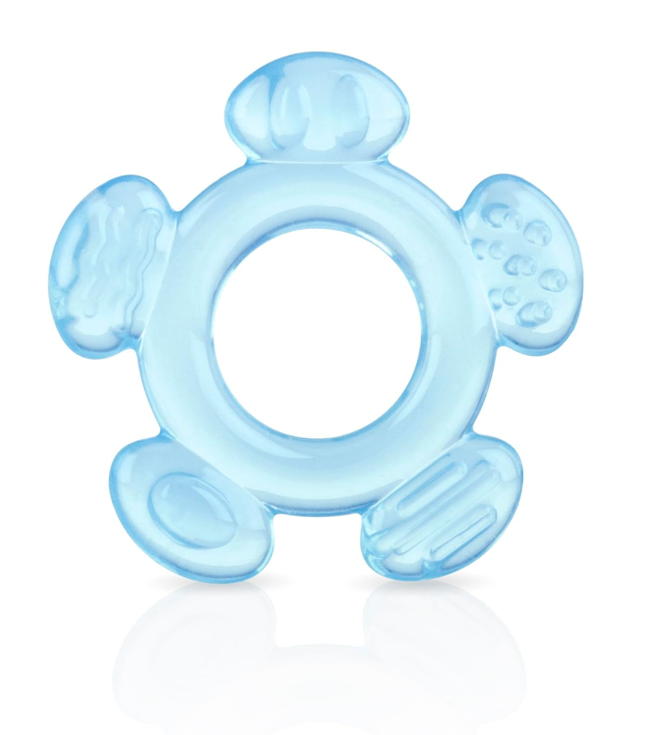 Nuby - Anillos de dentición de 3 etapas - 3 anillos de dentición para estimulación de las encías y alivio del dolor de la dentición - Juguete para la dentición del bebé - Sin BPA - 3+ meses