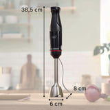 Bosch Stabmixer Ergomaster Serie 4, 1000 Watt, Edelstahl-Mixstab, Zerkleinerer, Mix-/Messbecher, Schwarz Kitchen Naty Shop