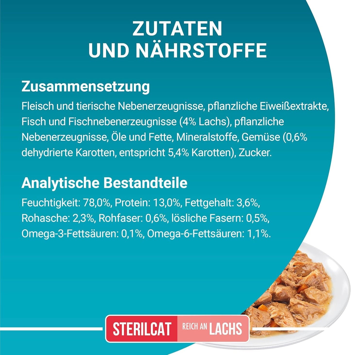 PURINA ONE STERILCAT comida húmeda para gatos, tiernos trozos en salsa para gatos esterilizados, con salmón, paquete de 26 (26 x 85g)