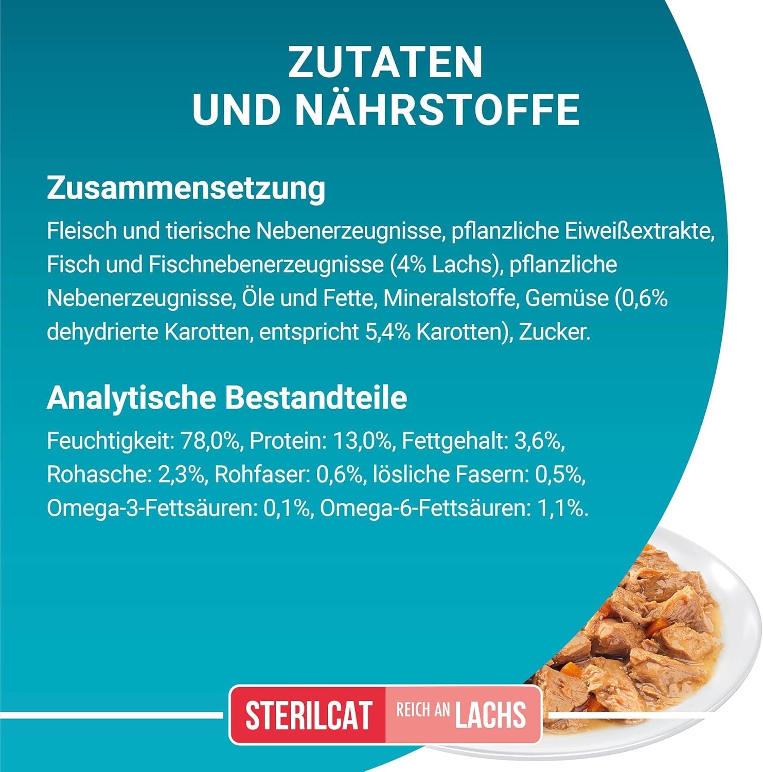 PURINA ONE STERILCAT comida húmeda para gatos, tiernos trozos en salsa para gatos esterilizados, con salmón, paquete de 26 (26 x 85g)