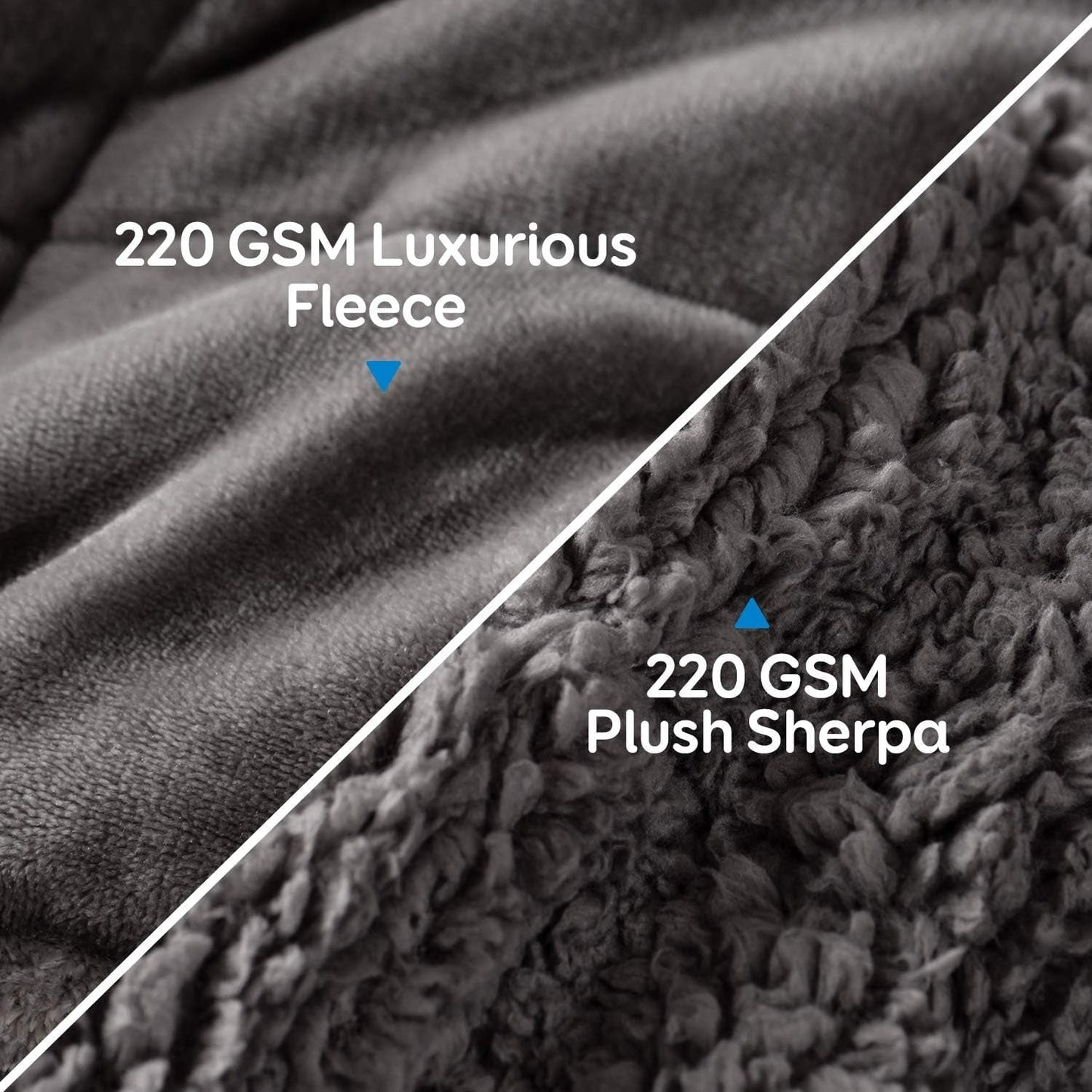 Cottonblue Manta con Peso 6,8 kg Manta con Peso de Sherpa Peluda de Franela tamaño Queen para Adultos Mantas con Peso cómodas para Calmar y Relajar Edredones Pesados 152,4 x 203,2 Naty Shop Quilts & Quilts