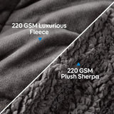 Cottonblue Manta con Peso 6,8 kg Manta con Peso de Sherpa Peluda de Franela tamaño Queen para Adultos Mantas con Peso cómodas para Calmar y Relajar Edredones Pesados 152,4 x 203,2 Naty Shop Quilts & Quilts