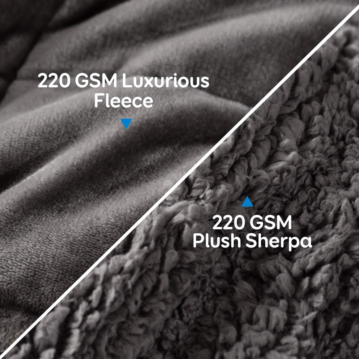 Cottonblue Manta con Peso 6,8 kg Manta con Peso de Sherpa Peluda de Franela tamaño Queen para Adultos Mantas con Peso cómodas para Calmar y Relajar Edredones Pesados 152,4 x 203,2 Naty Shop Quilts & Quilts
