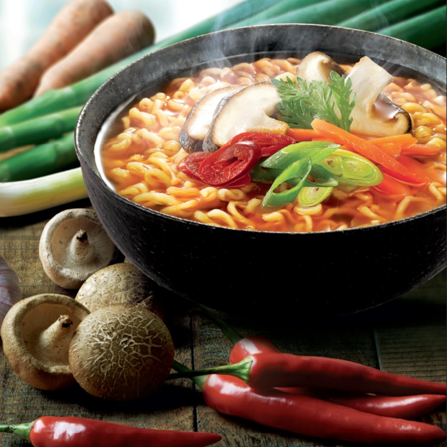 NONGSHIM - Sopa instantánea de fideos con kimchi - (1 x 120 g)