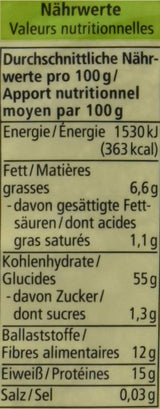 Salvado de avena con germinados ecológico, 500 gramos Cereale Naty Shop