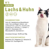 catz finefood Senior Collection Katzenfutter nass - Premium Nassfutter für Ihre Senior Katze - getreidefrei, ohne Zucker, hoher Fleischanteil, Vitamine & Mineralien (6 dosis de 200 g)