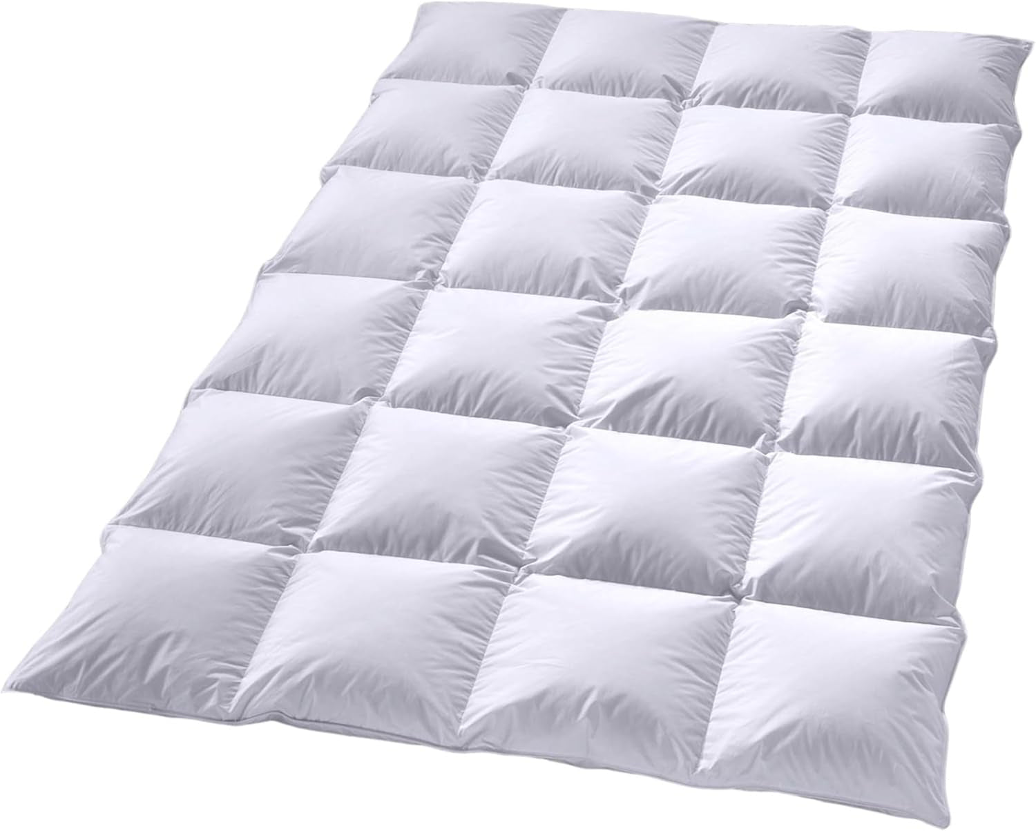 Edredón de plumas Billerbeck Martina® - Edredón 135 X 200 Cm - Edredón para todas las estaciones - Apto para alérgicos - 90% plumón de ganso, 10% plumas de ganso - Blanco Edredones y edredones Naty Shop