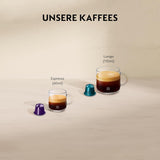 Cafetera espresso de cápsulas Nespresso De'Longhi EN 80.B Inissia, bomba de alta presión y función de ahorro de energía, apagado automático a los 9 minutos, volumen de taza para espresso y longo, depósito de agua de 0,7 l, negra
