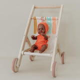 Muñeco Miniland Baby, niño africano, 32 cm, anatómicamente correcto