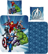Ropa de cama infantil, varios personajes de dibujos animados, 100% algodón Ropa de cama - infantil Naty Shop Avengers