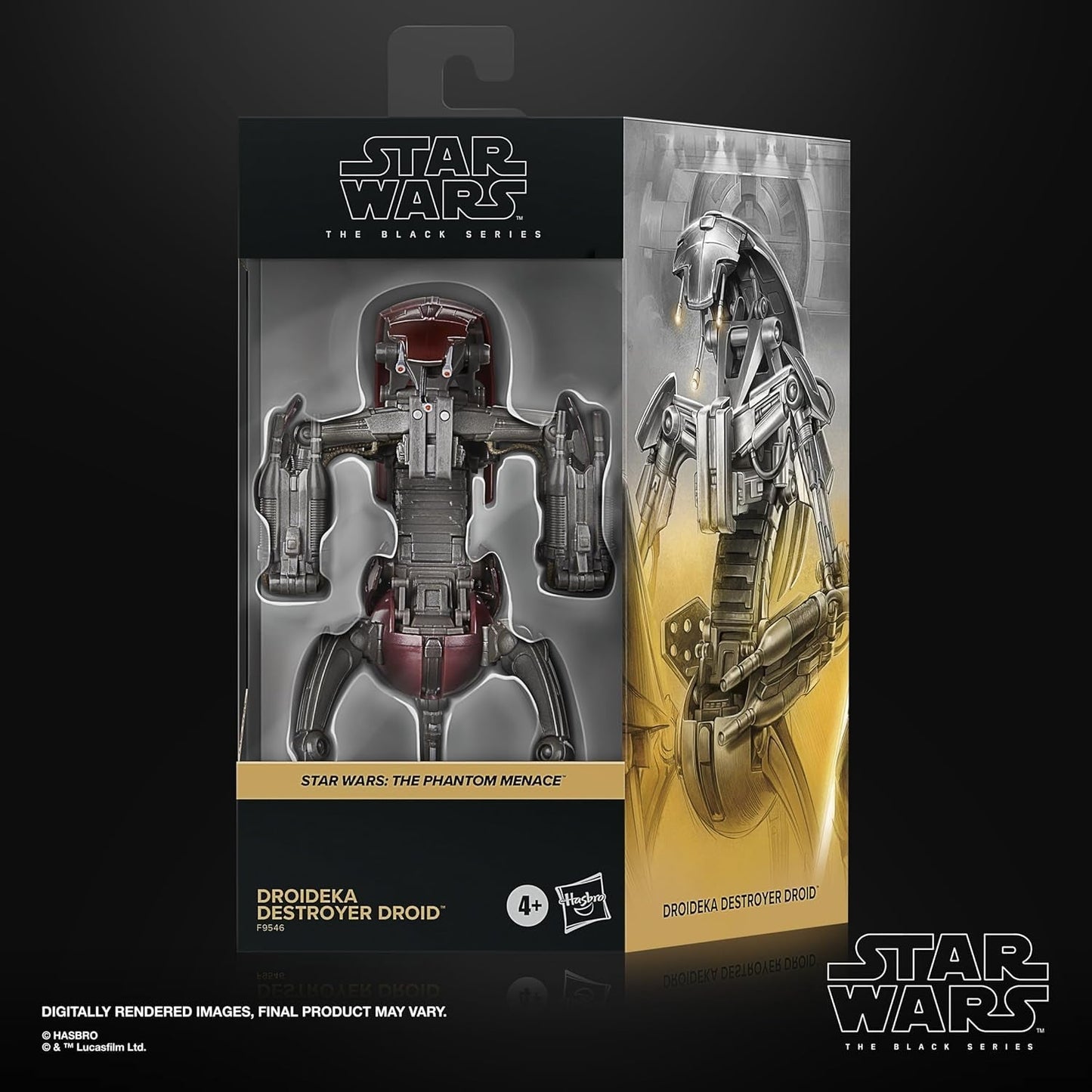 Figura de acción Star Wars Black Series Droideka Destructor Droide Star Wars: La amenaza fantasma 15cm Figuras de acción Naty Shop