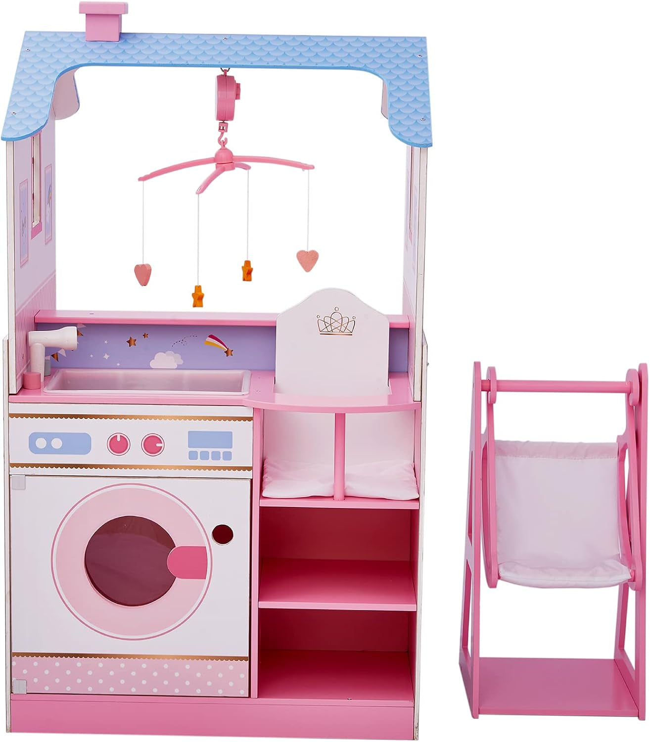 Olivia's Little World Teamson Kids Muñecos de Madera, 45 cm, Doble Cara, para niños TD-11460W