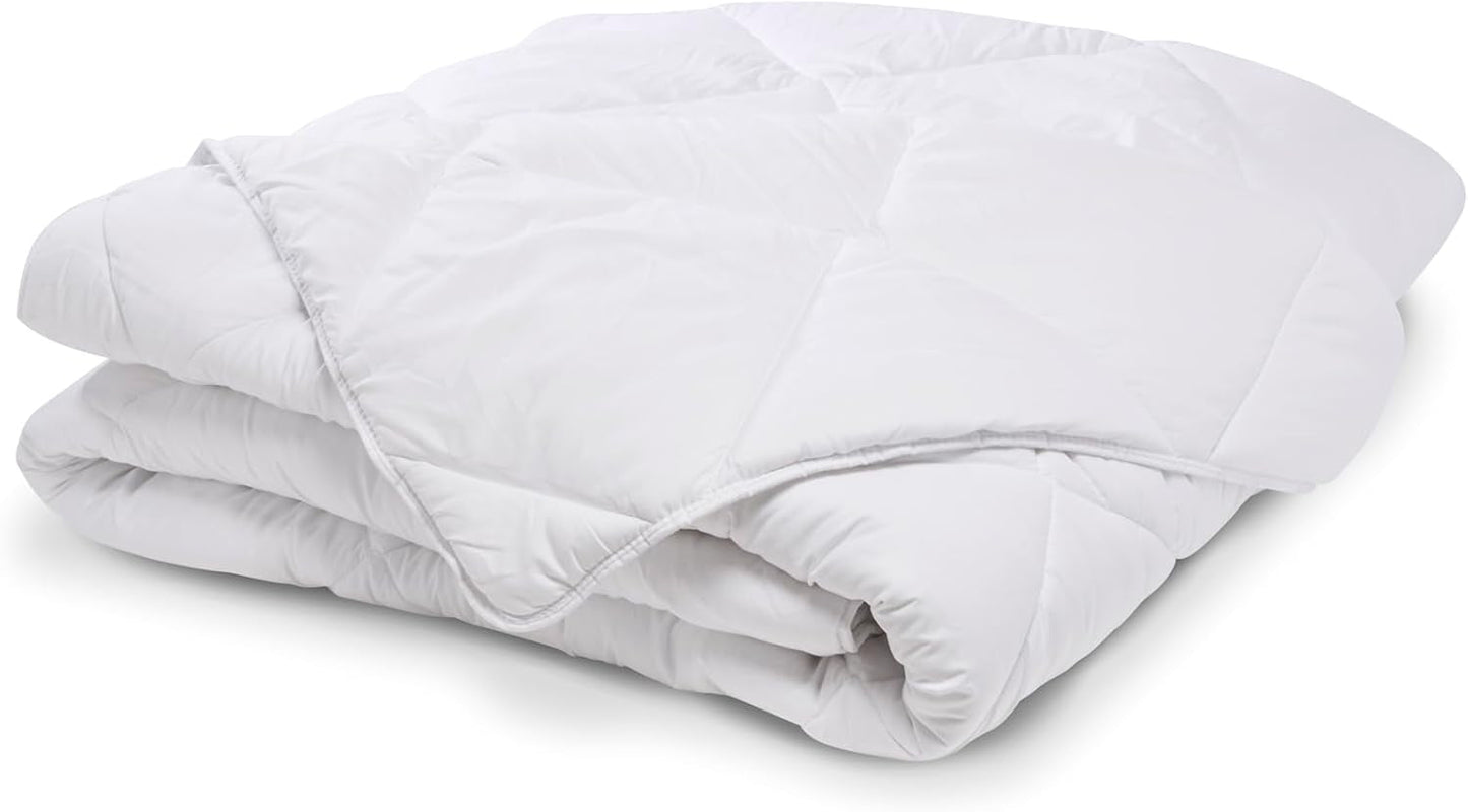 Edredón calentito para 1 persona, Hygiafill lavable a 95°, testado profesionalmente, blanco, 140X200Cm, KBOB40 Edredones y edredones Naty Shop