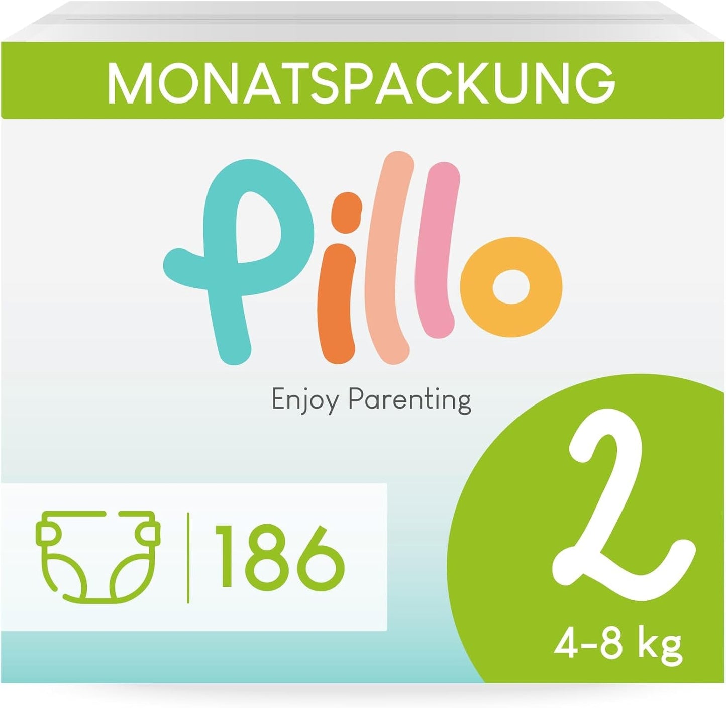 Pañales Pillo 3 - Caja de 168 pañales, 6 paquetes de 28 pañales cada uno, talla 3 - Midi (6-10 kg) - Pañales para bebés