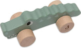 Jollein 112-001-67090 Juguete de madera con ruedas, verde Juguetes Bebé Naty Shop