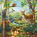 Ravensburger Puzzle para niños - 09265 Bosque/Zoo/Mascotas - puzzle para niños mayores de 5 años, con 3X49 piezas Puzzle Naty Shop
