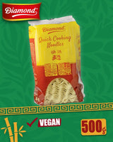 DIAMOND Fideos instantáneos sin huevo, fideos instantáneos al wok con harina de trigo y guarniciones - 1 x 500 g