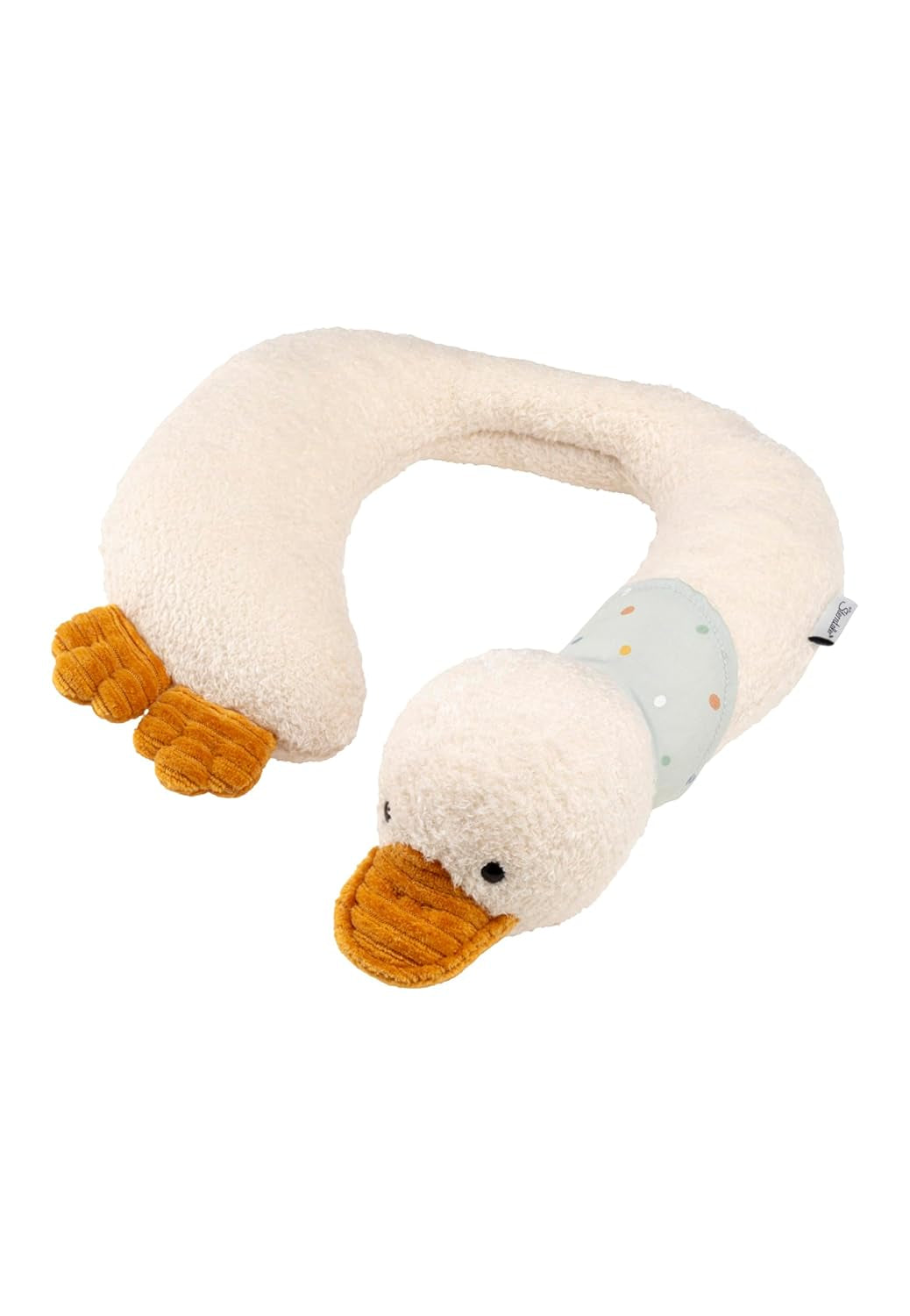 Edda Lou Soporte para el Cuello de Pato Almohada para el Cuello en Forma de U Almohada con Cabeza de Animal para niños y niñas Ideal para Coche, avión y Viajes Almohadas ortopédicas cervicales Naty Shop