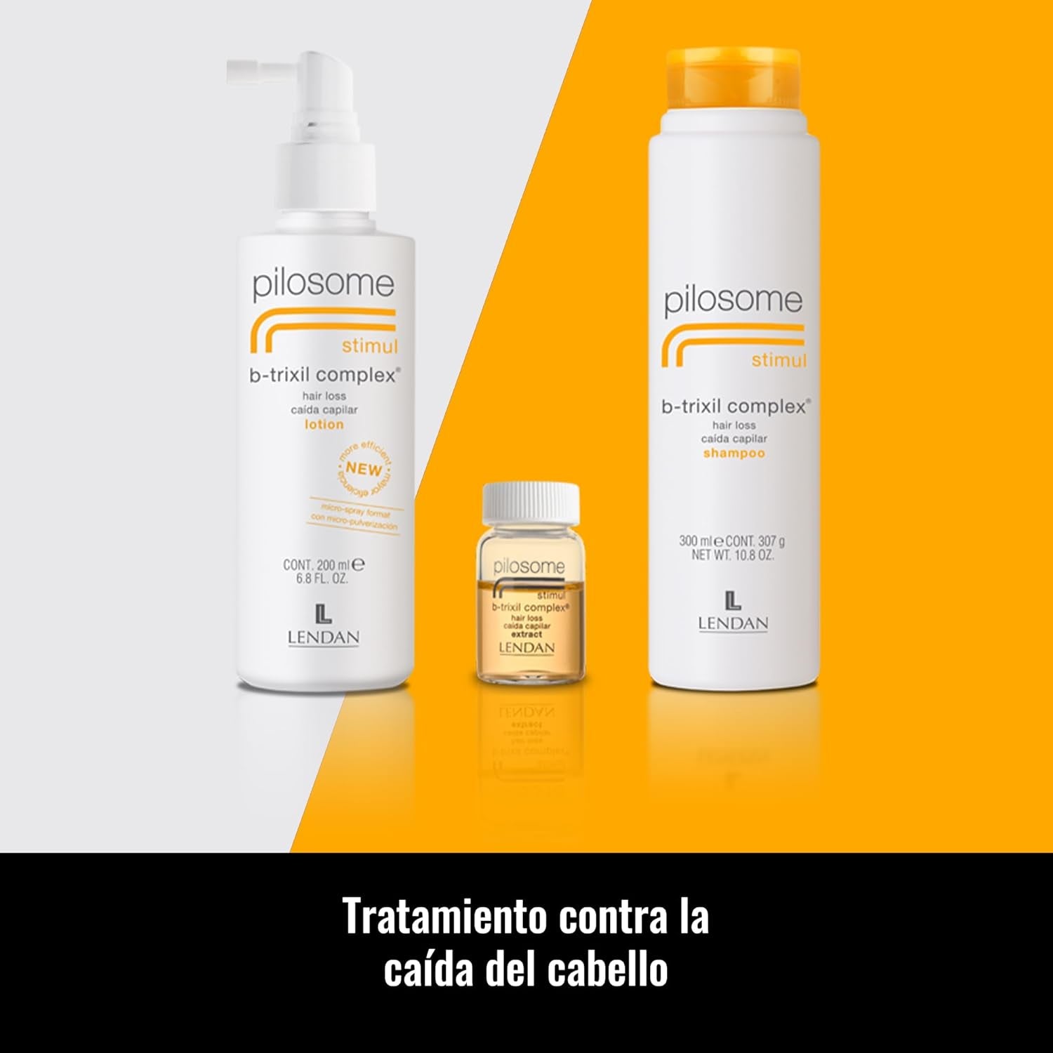 Tratamiento contra la caída del cabello para mujeres y hombres, complejo Pilosome Stimul B-Trixil, 12 x 6 ml Cuidado del cabello Pilosome