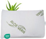 Maxxgoods Almohada Ortopédica Almohada de Espuma de Gel Visco con Funda Protectora de Aloe Vera y Funda Interior 100% Algodón - Almohada para Dormir boca abajo, boca arriba y de lado (42 cm x 70 cm x 12 cm) Naty Shop Almohadas Ortopédicas Cervicales 50 X 30 X 5 cm
