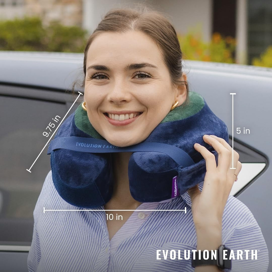 Cabeau Evolution Earth - Almohada para el cuello 25 cm Almohadas de viaje Naty Shop