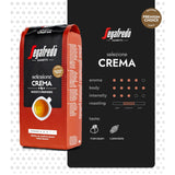 Frijoles Crema Segafredo Zanetti Selezione, paquete de 6 (1 x 1 kg)