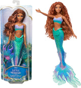 Mattel Disney Ariel - Muñeca La Sirenita, Inspirada en la película La Sirenita, Juguete de Sirena, Posicionado, Regalos de Disney, Juguete para Edades de 3 años en adelante, HLX08