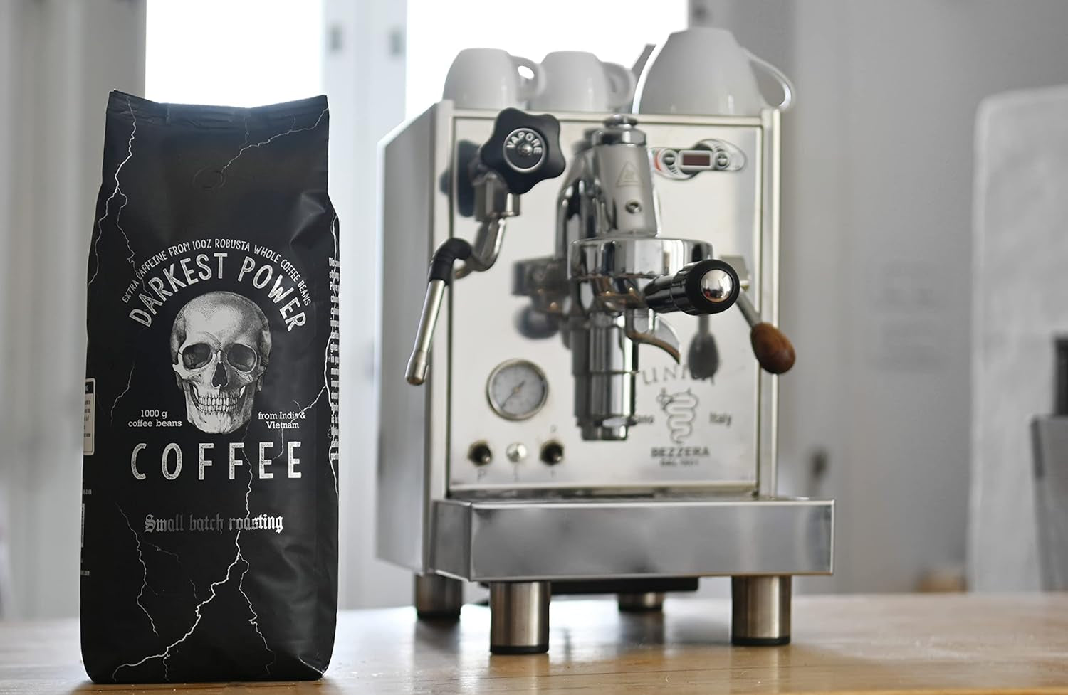 | Cafeteras extra fuertes | Café expreso 100% Robusta | viel Kaffein wenig Säure | 1000 g de café bohnen de ganze | geigeint für Totalmente automático | con garantía Zufriedenheits